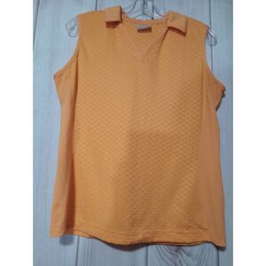 Nike Shirt Ladies‎ Large Sleeveless Golf Polo